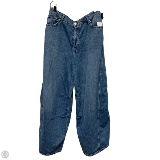 Jeans Wide Leg By We The Free In Blue Denim, Size: 14