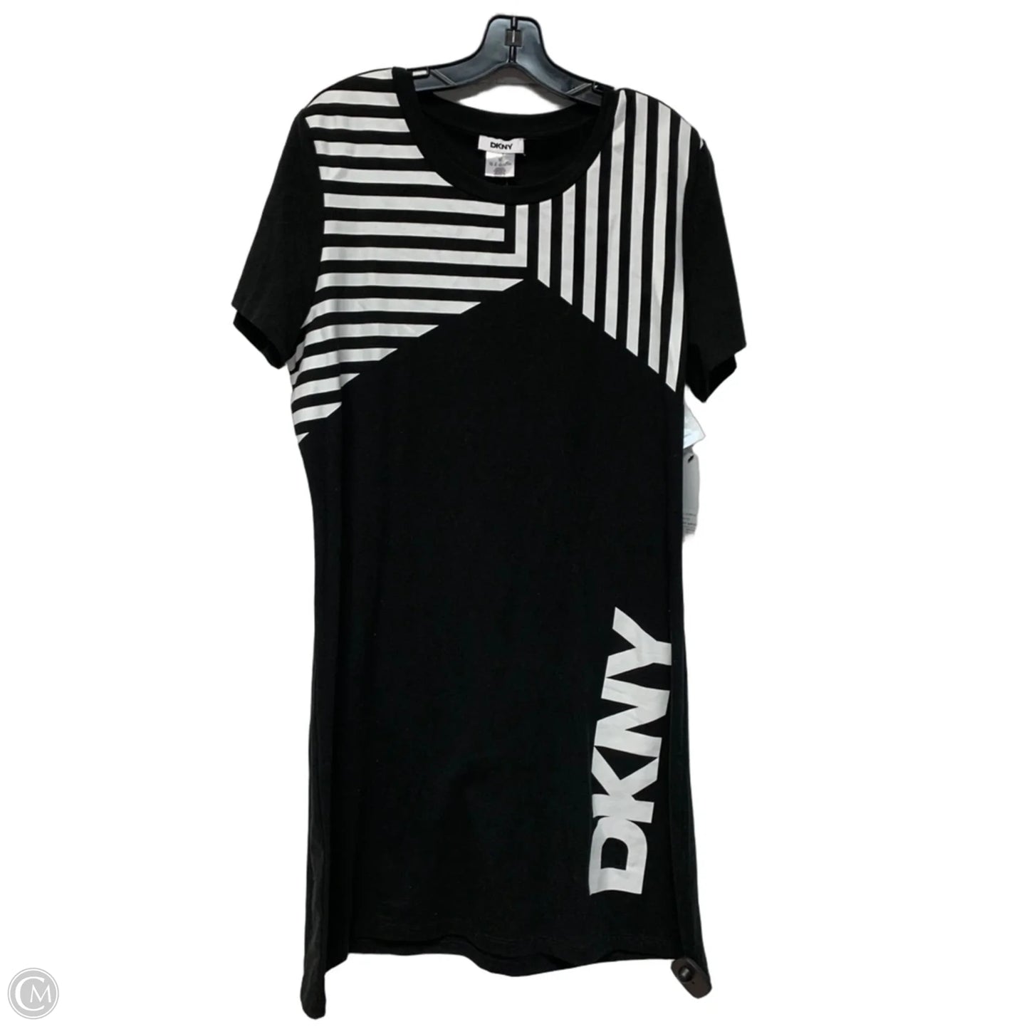 Dress Casual Short By Dkny In Black & White, Size: Xl