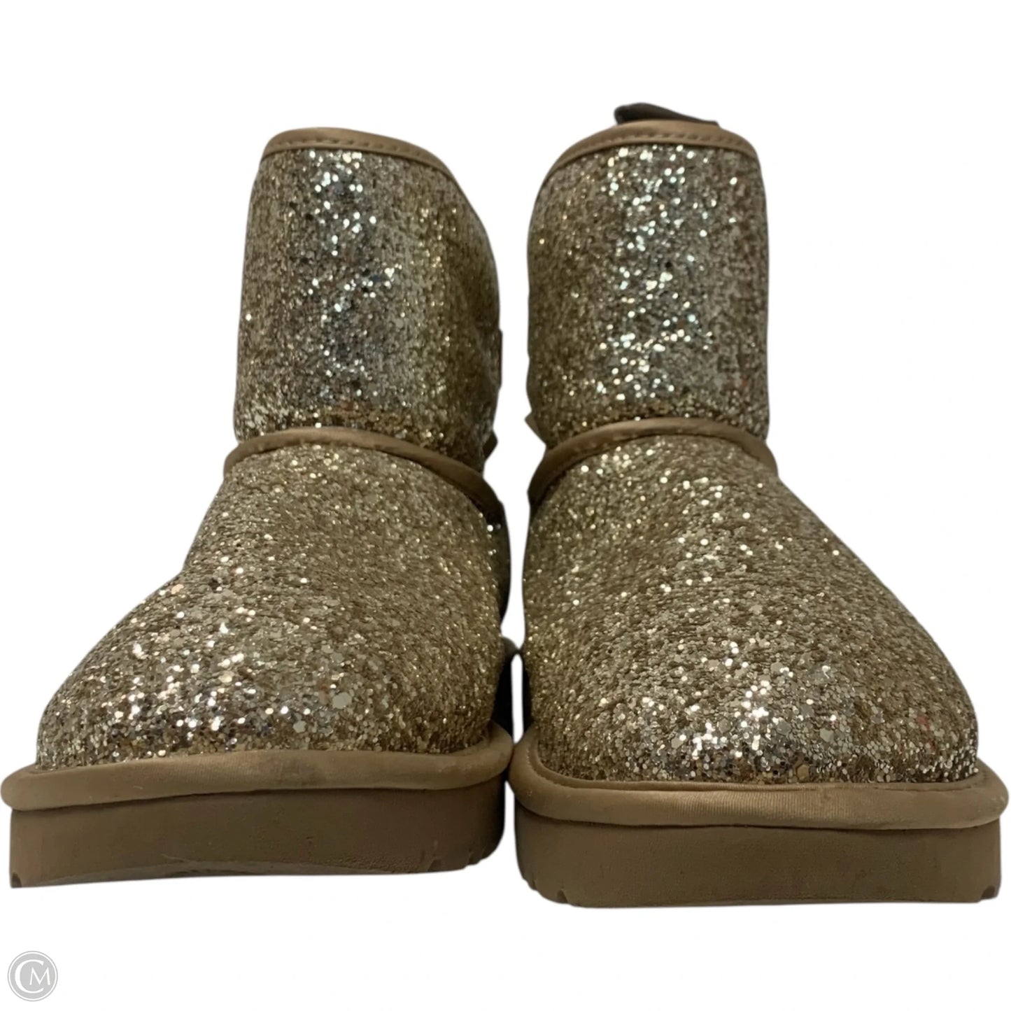 Boots Designer By Ugg In Gold, Size: 8