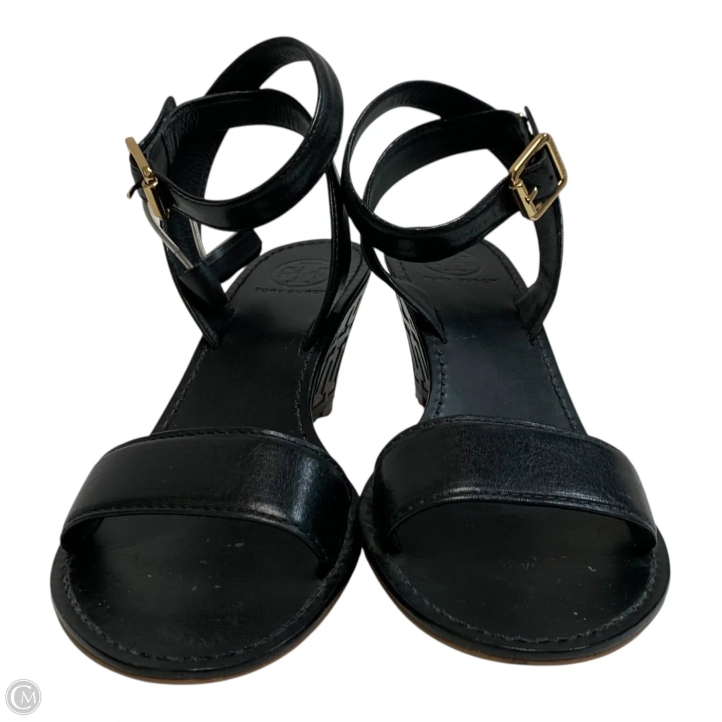 Sandals Designer By Tory Burch In Black, Size: 10