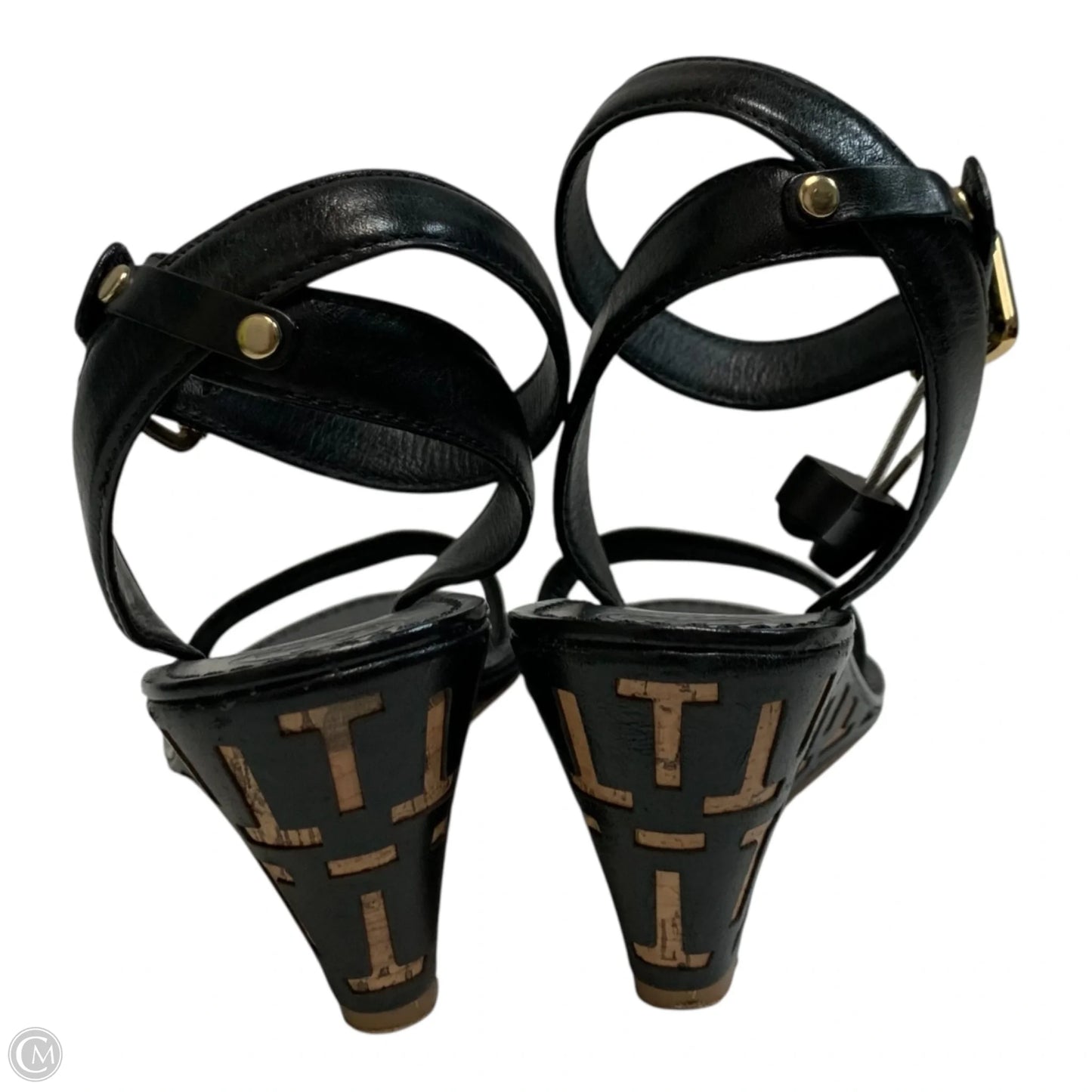 Sandals Designer By Tory Burch In Black, Size: 10