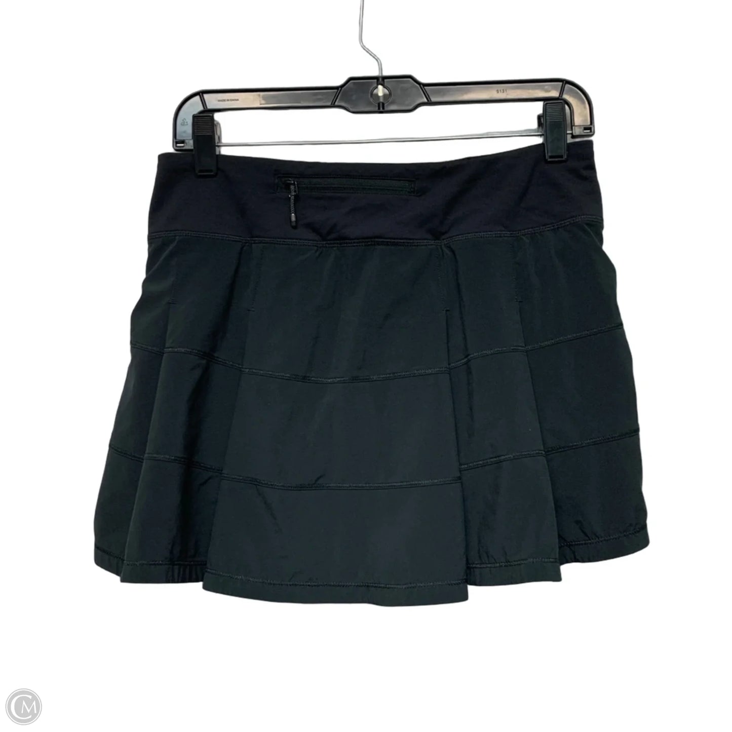 Athletic Skort By Lululemon In Black, Size: S