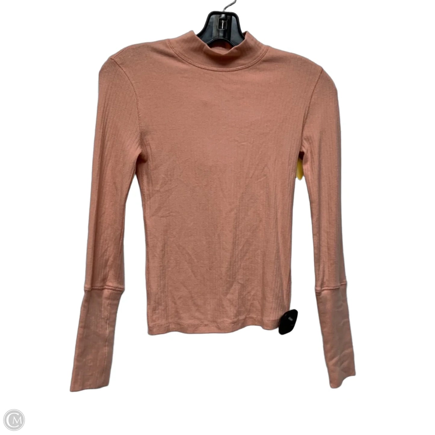 Top Long Sleeve By Free People In Pink, Size: Xs