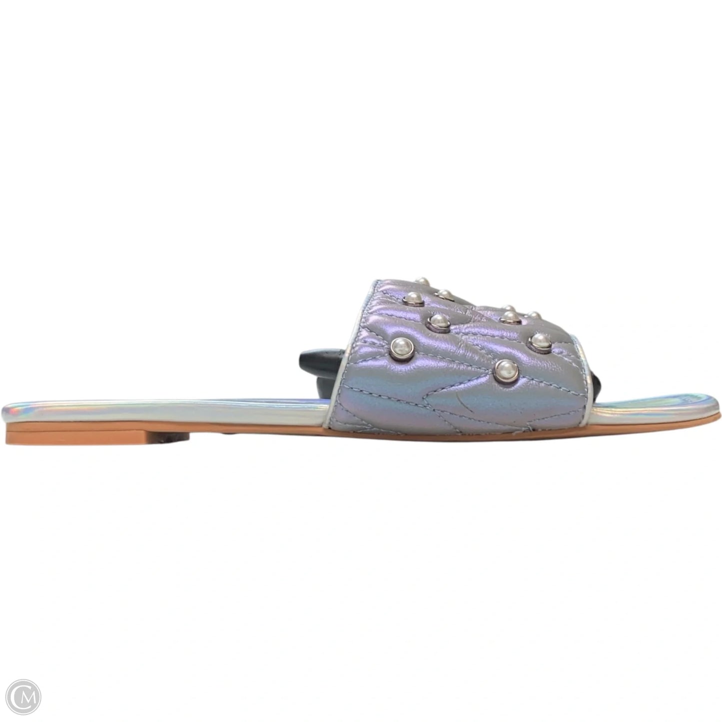 Sandals Designer By Karl Lagerfeld In Blue, Size: 8