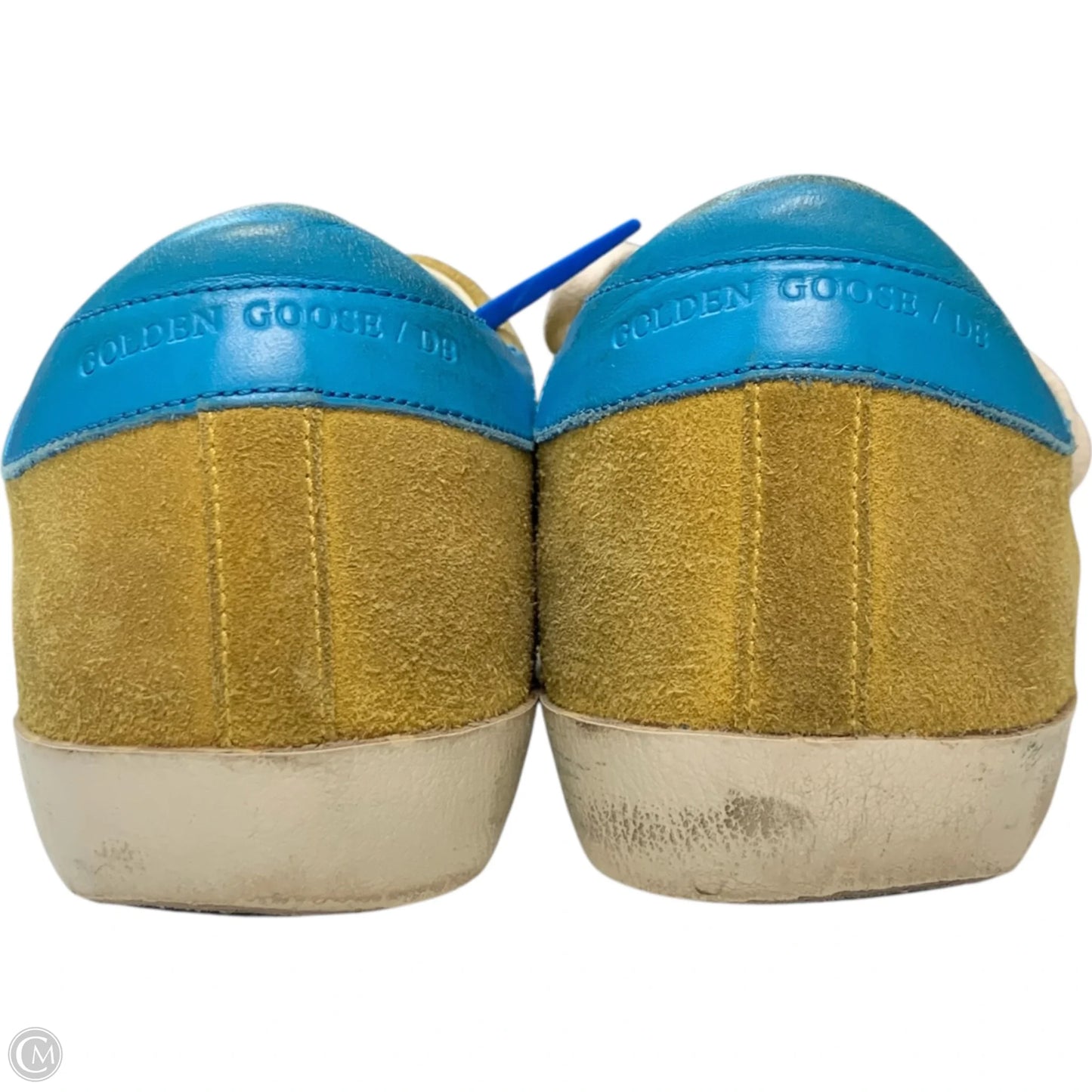 Shoes Luxury Designer By Golden Goose In Yellow, Size: 9