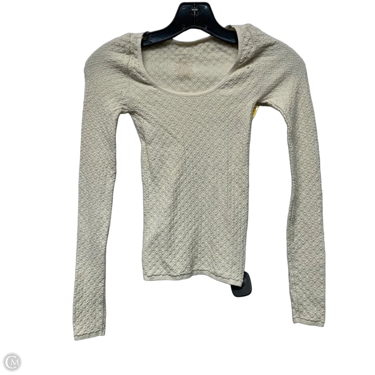 Top Long Sleeve By Free People In Cream, Size: Xs