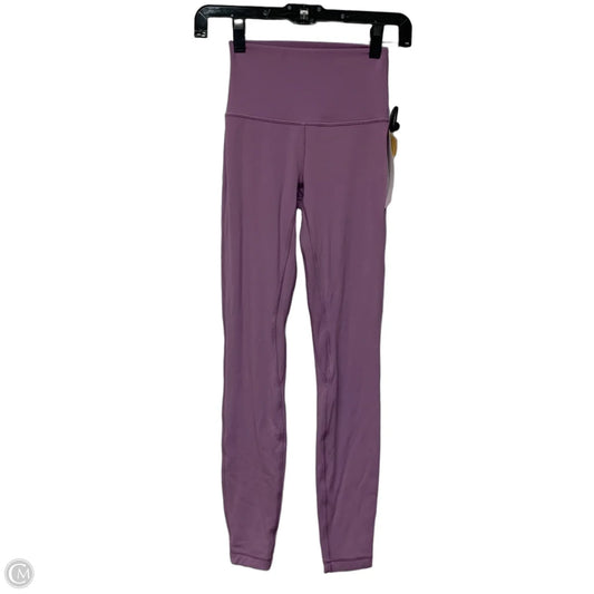 Athletic Leggings By Lululemon In Purple, Size: Xs
