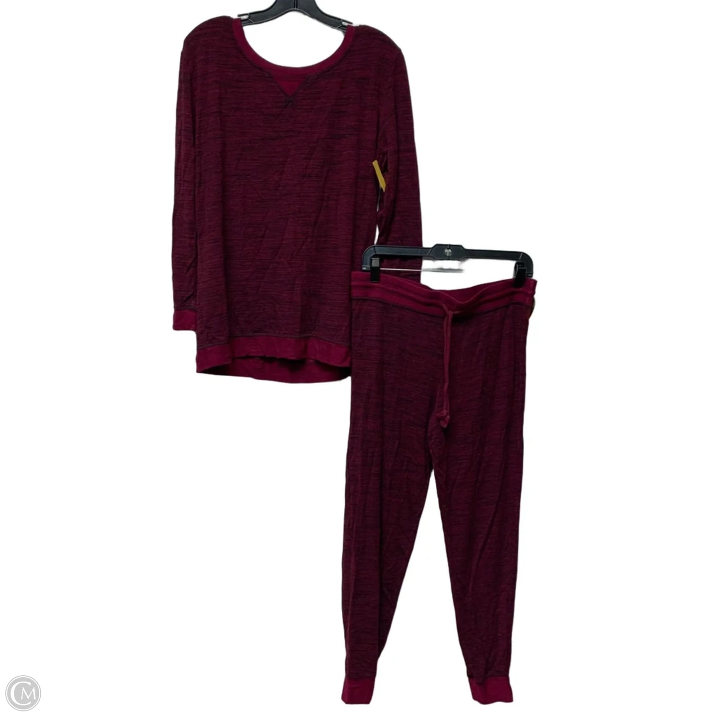 Lounge Set Pants By Felina In Purple, Size: M