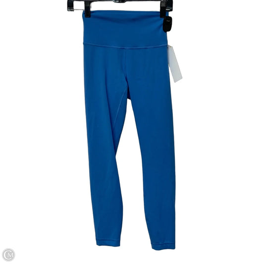 Athletic Leggings By Lululemon In Blue, Size: S