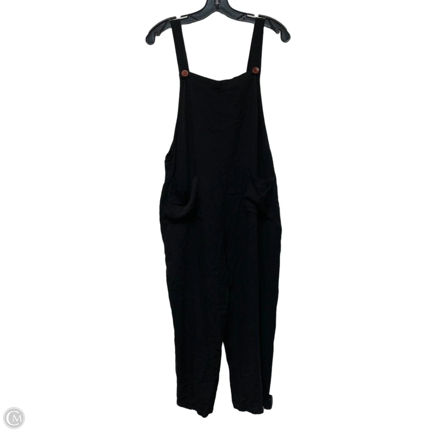 Overalls In Black, Size: L