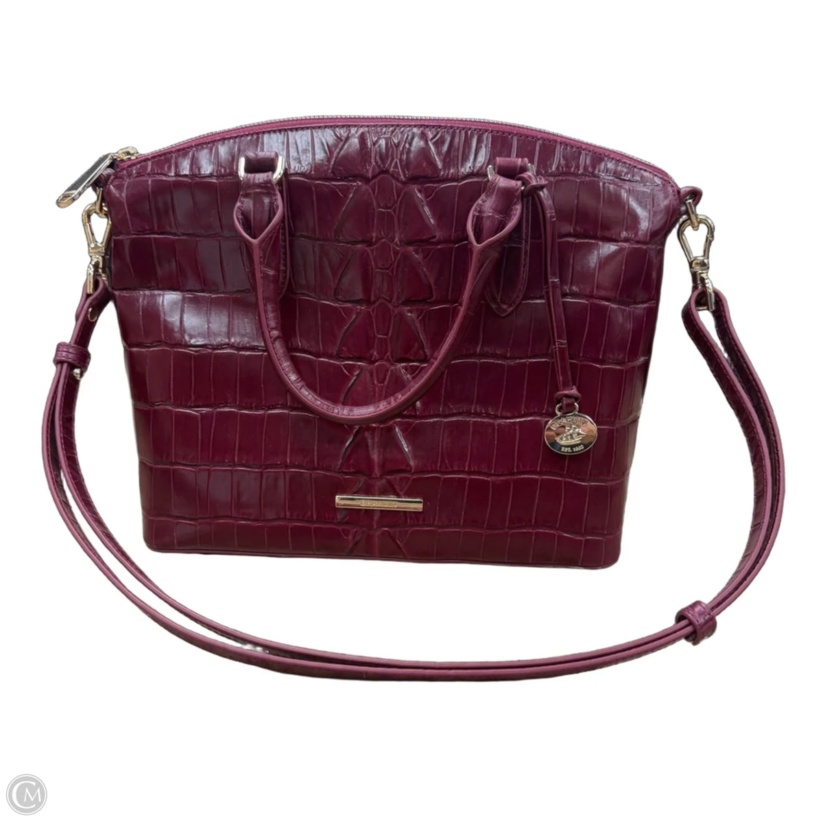 Handbag Designer By Brahmin, Size: Medium