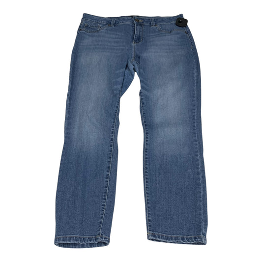 Jeans Straight By D Jeans In Blue Denim, Size: 12