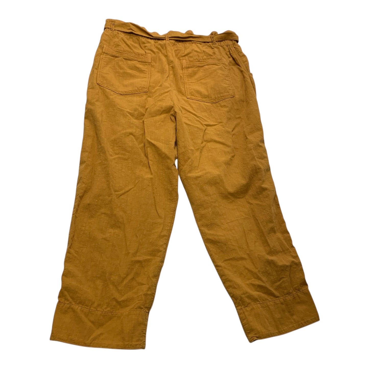 Pants Cropped By Anthropologie In Yellow, Size: Lp