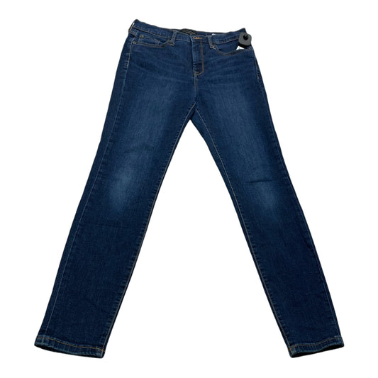 Jeans Skinny By Banana Republic In Blue Denim, Size: 8