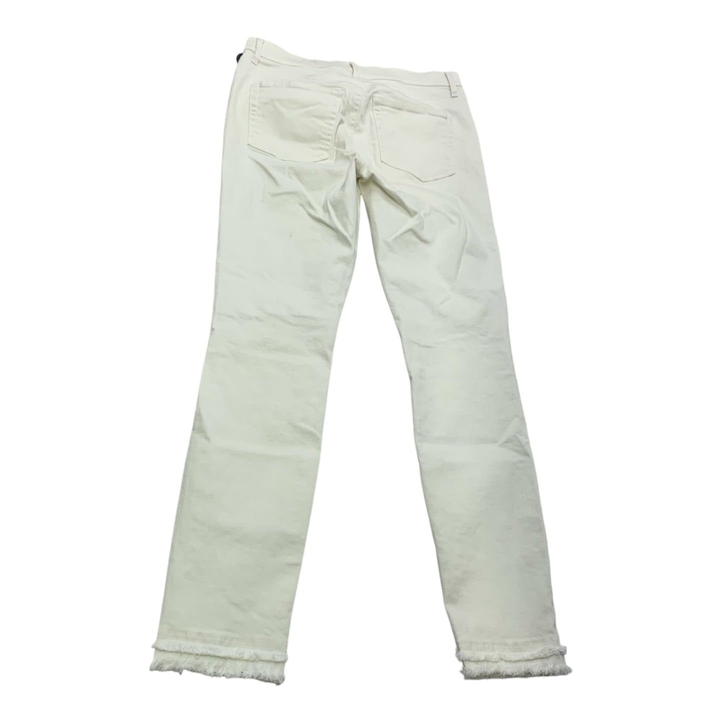 Jeans Skinny By Loft In Cream Denim, Size: 2