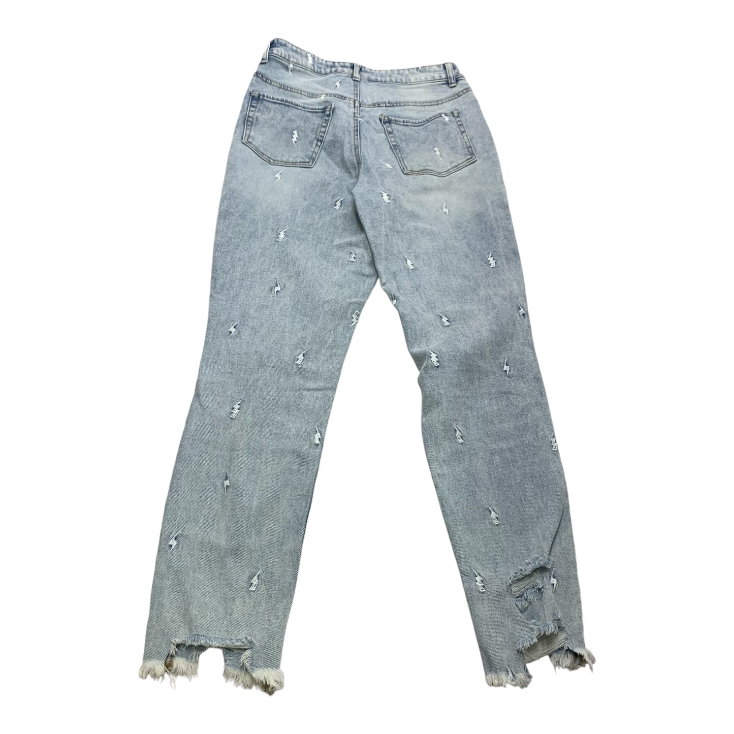 Jeans Straight By TinselTown In Blue Denim, Size: 8