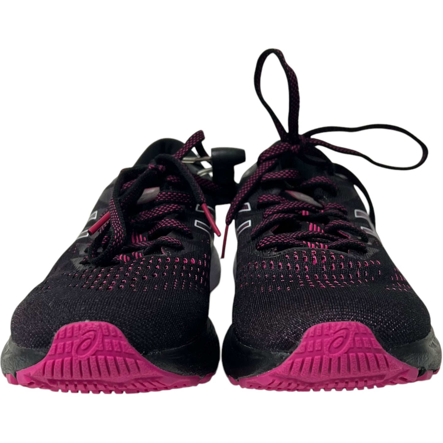 Shoes Athletic By Asics In Black & Pink, Size: 8