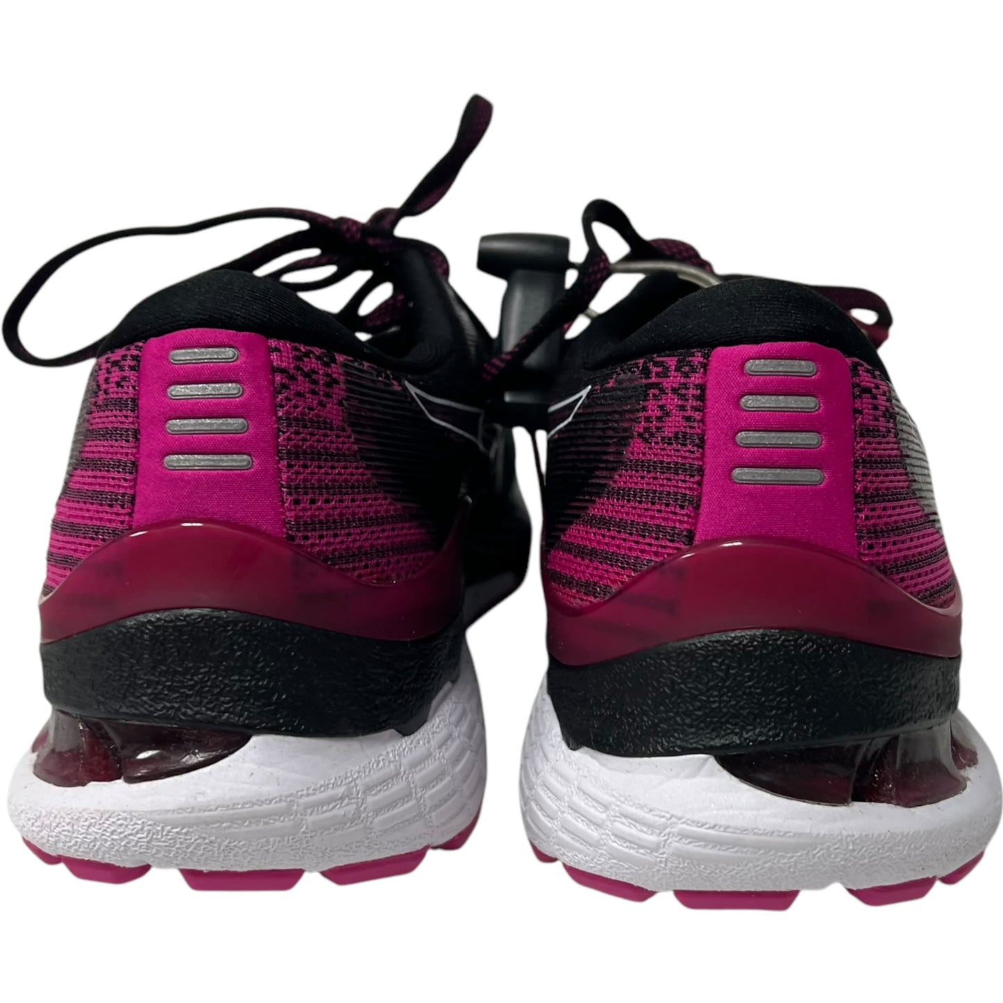 Shoes Athletic By Asics In Black & Pink, Size: 8