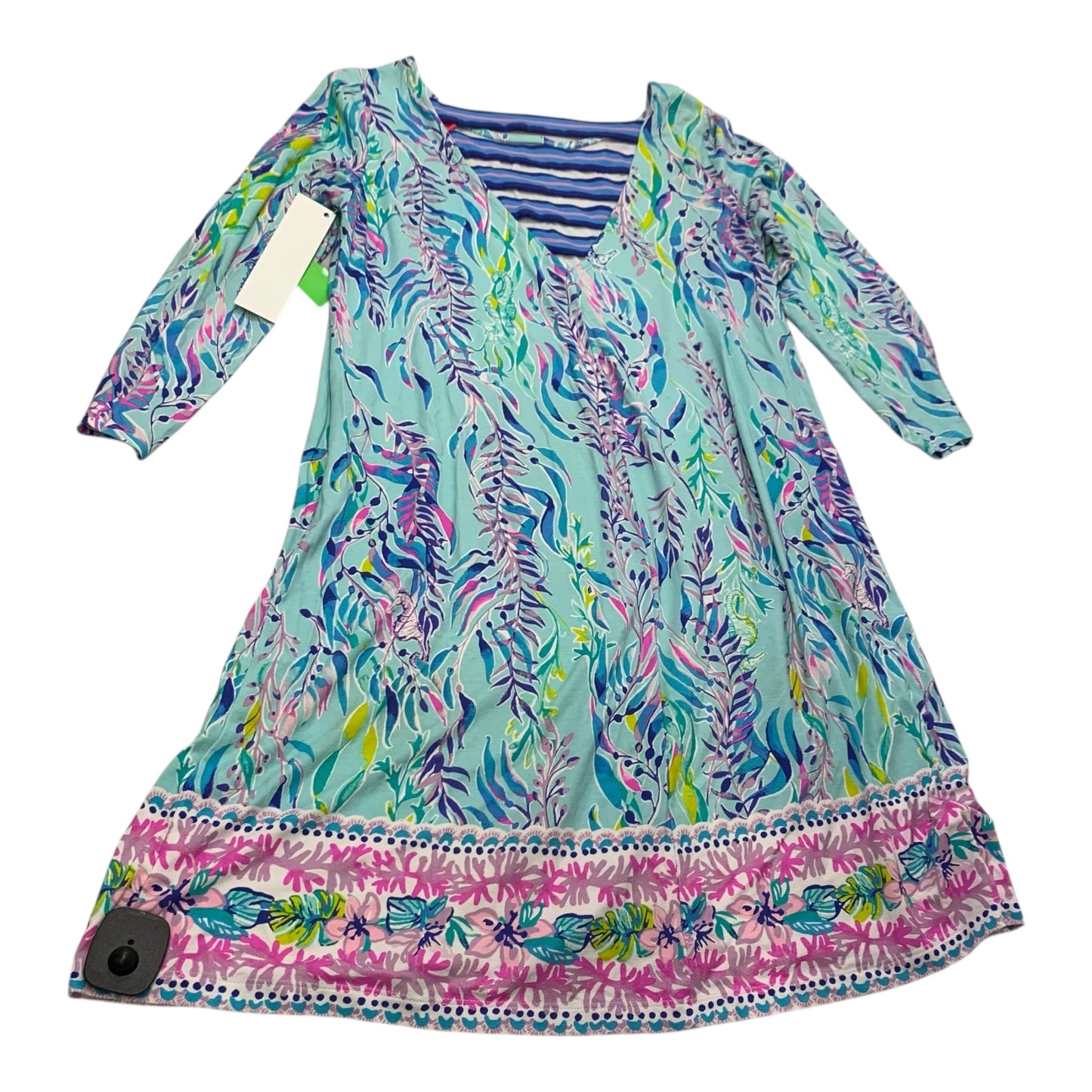 Dress Designer By Lilly Pulitzer In Blue & Purple, Size: M