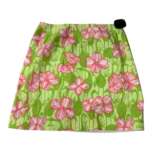 Skirt Designer By Lilly Pulitzer In Green & Pink, Size: S