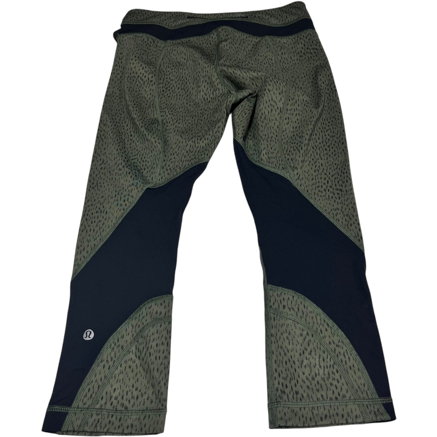 Athletic Leggings Capris By Lululemon In Green, Size: S