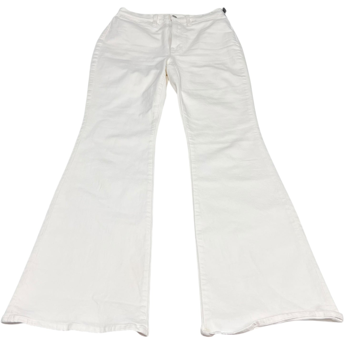 Jeans Flared By Madewell In White Denim, Size: 4