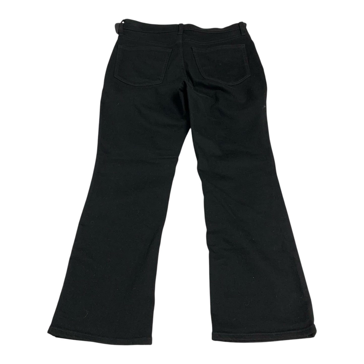 Jeans Flared By J. Crew In Black Denim, Size: 6