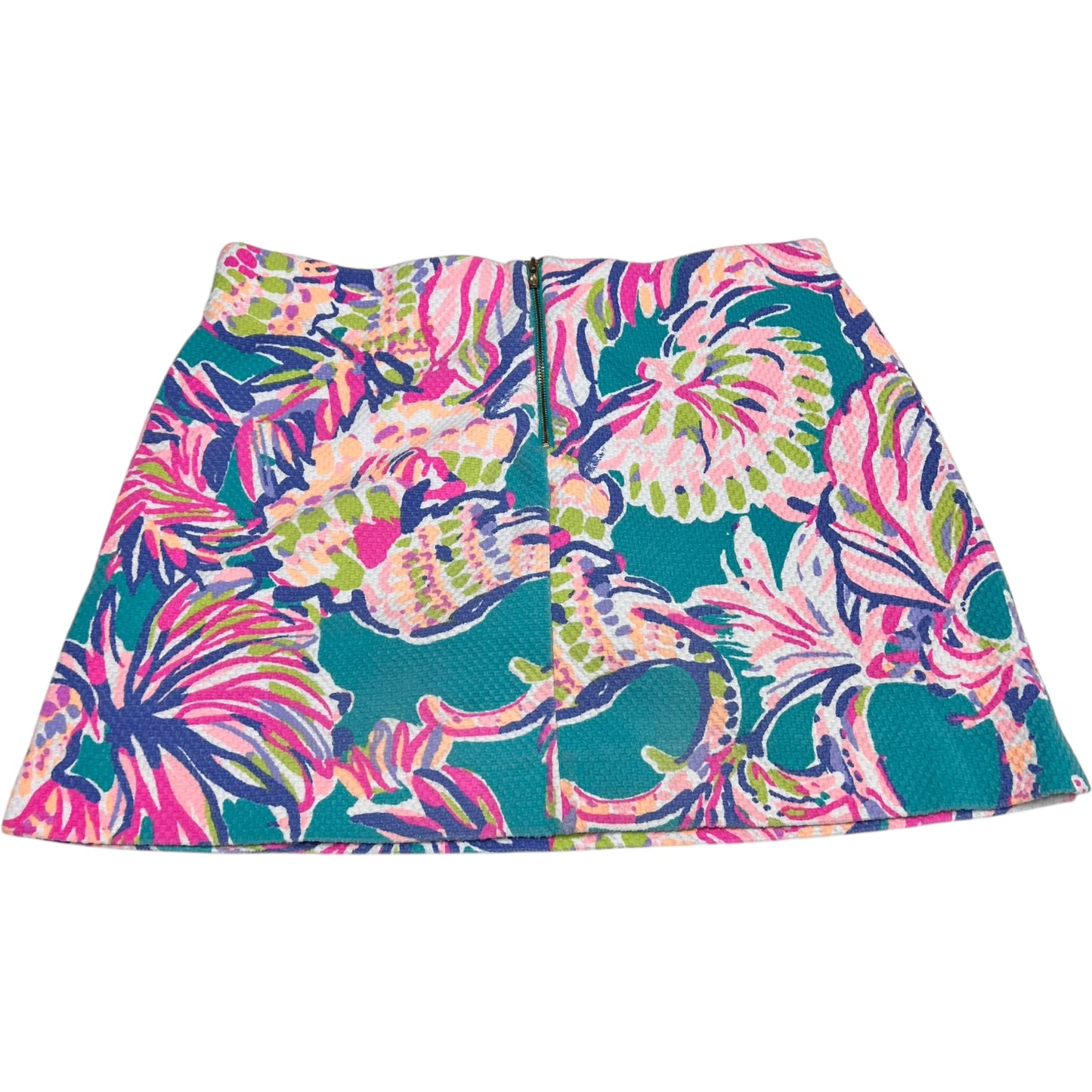 Skort Designer By Lilly Pulitzer In Floral Print, Size: M