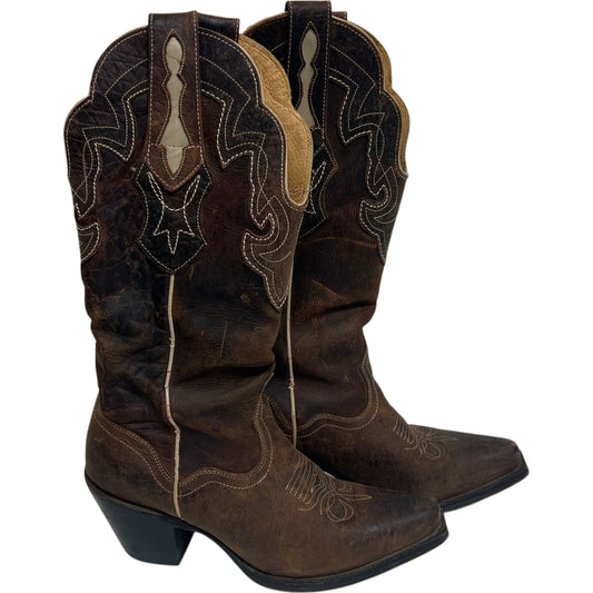 Boots Western By J.B. Dillon In Brown, Size: 6.5