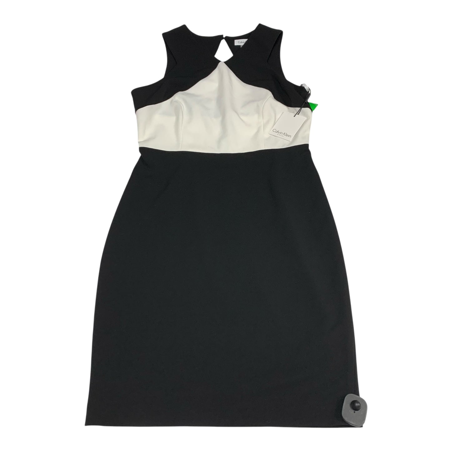 Dress Work By Calvin Klein In Black & White, Size: M