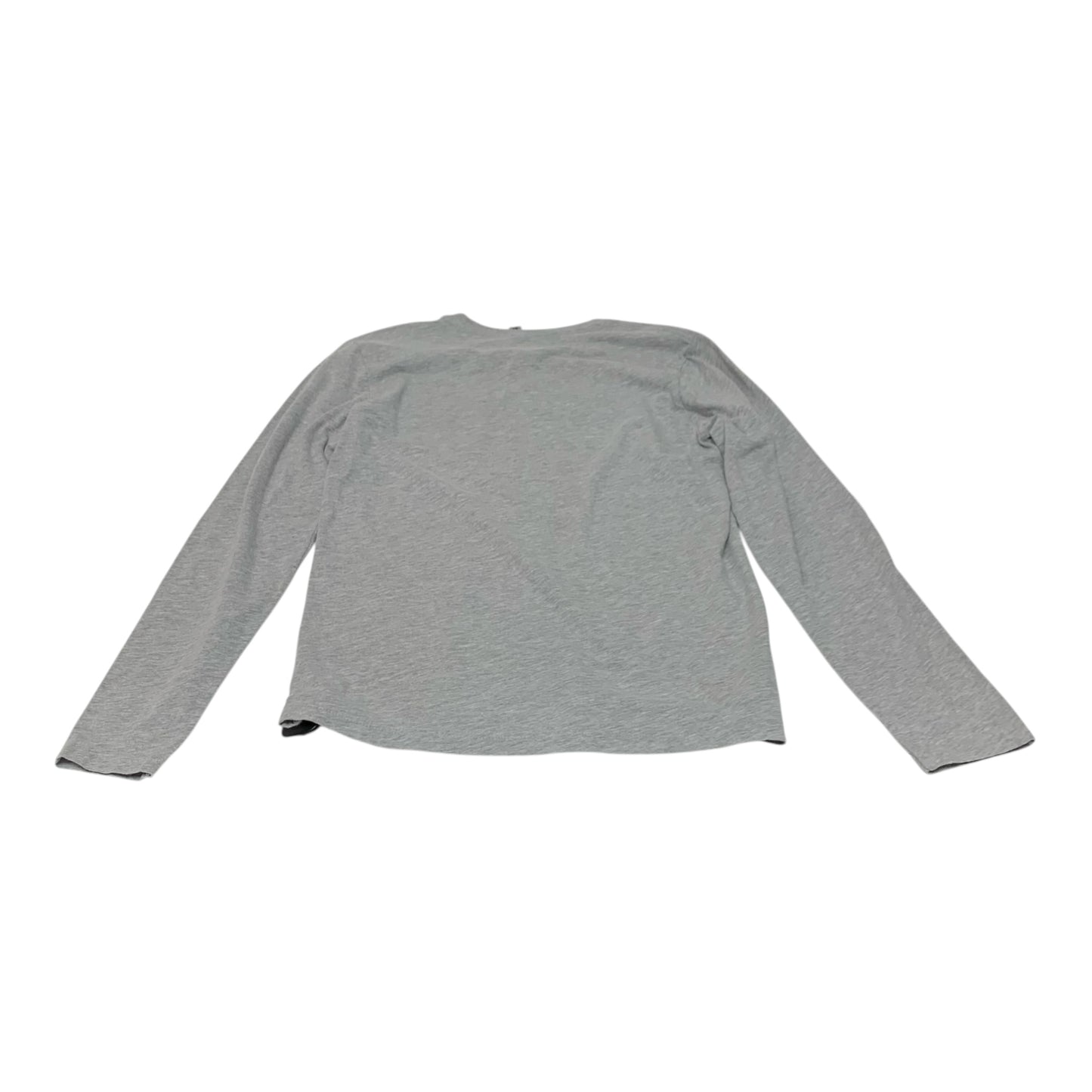 Top Long Sleeve By Next Level In Grey, Size: S