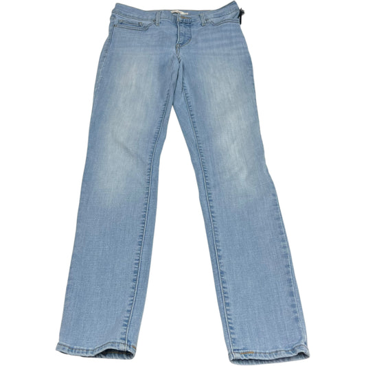 Jeans Skinny By Levis In Blue Denim, Size: 6