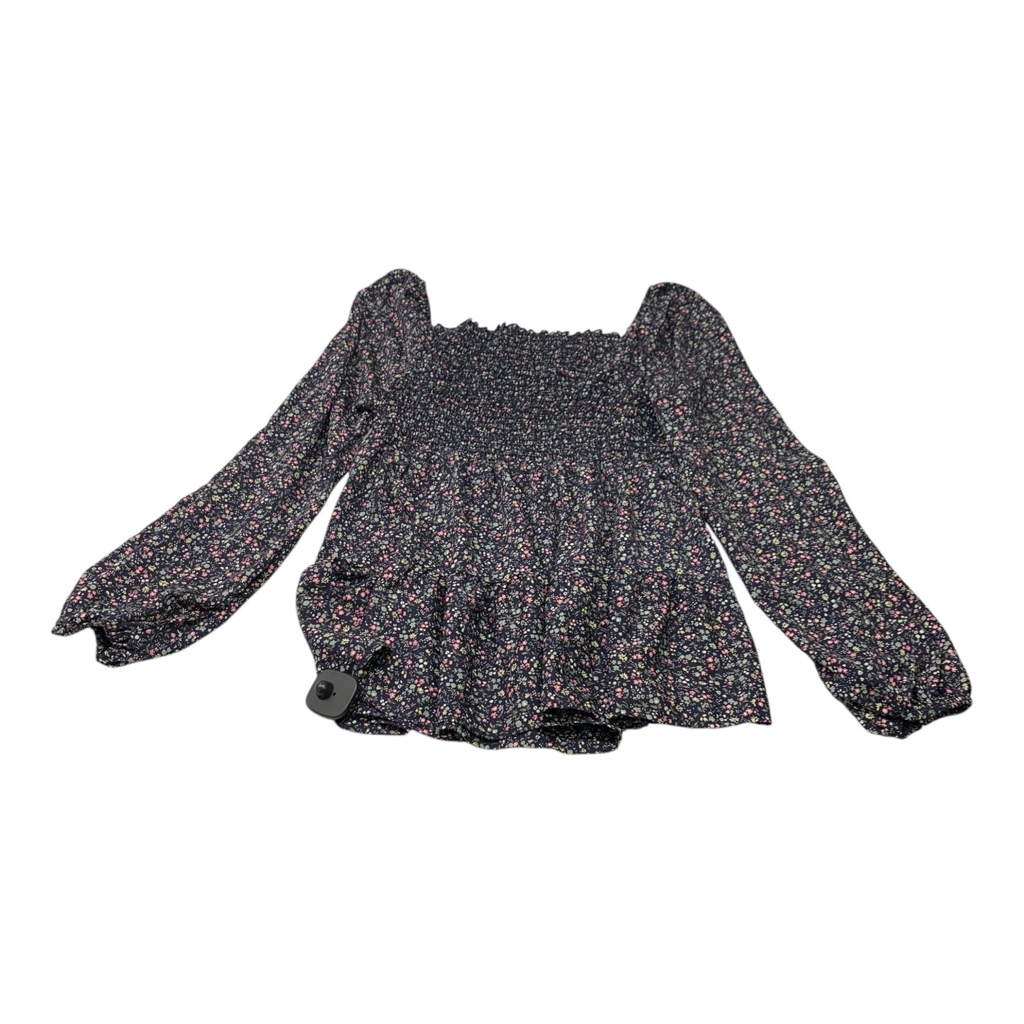 Top Long Sleeve By Hailey and Co In Floral Print, Size: S