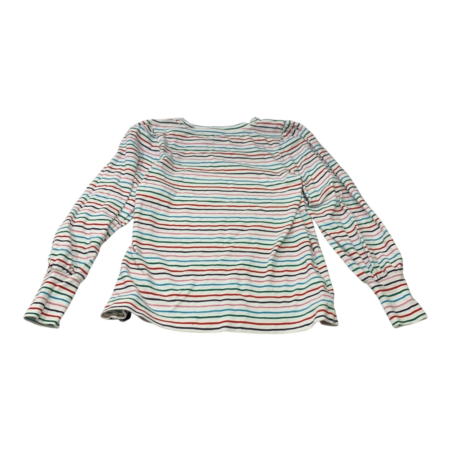 Top Long Sleeve By Loft In Striped Pattern, Size: S