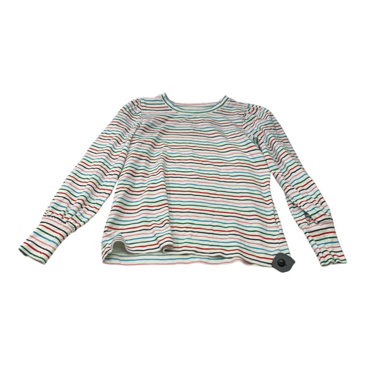 Top Long Sleeve By Loft In Striped Pattern, Size: S