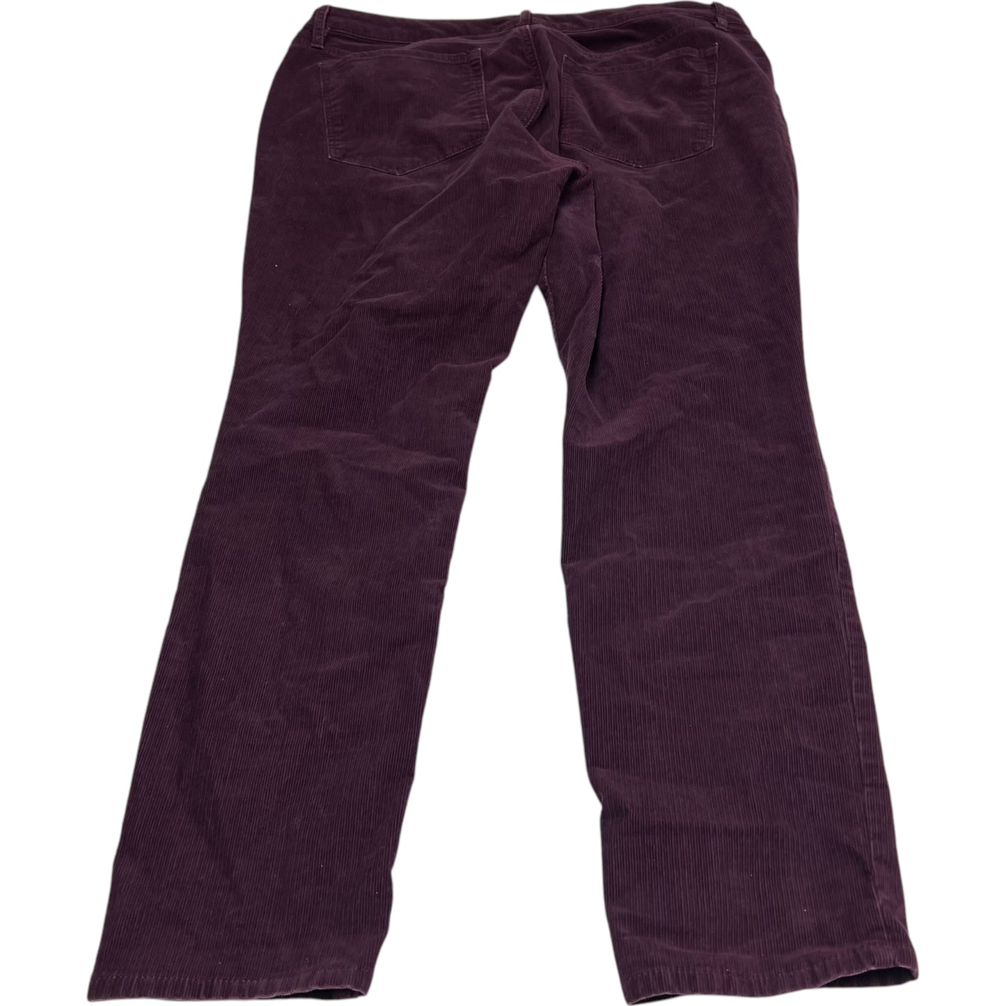 Pants Corduroy By Loft In Purple, Size: 14