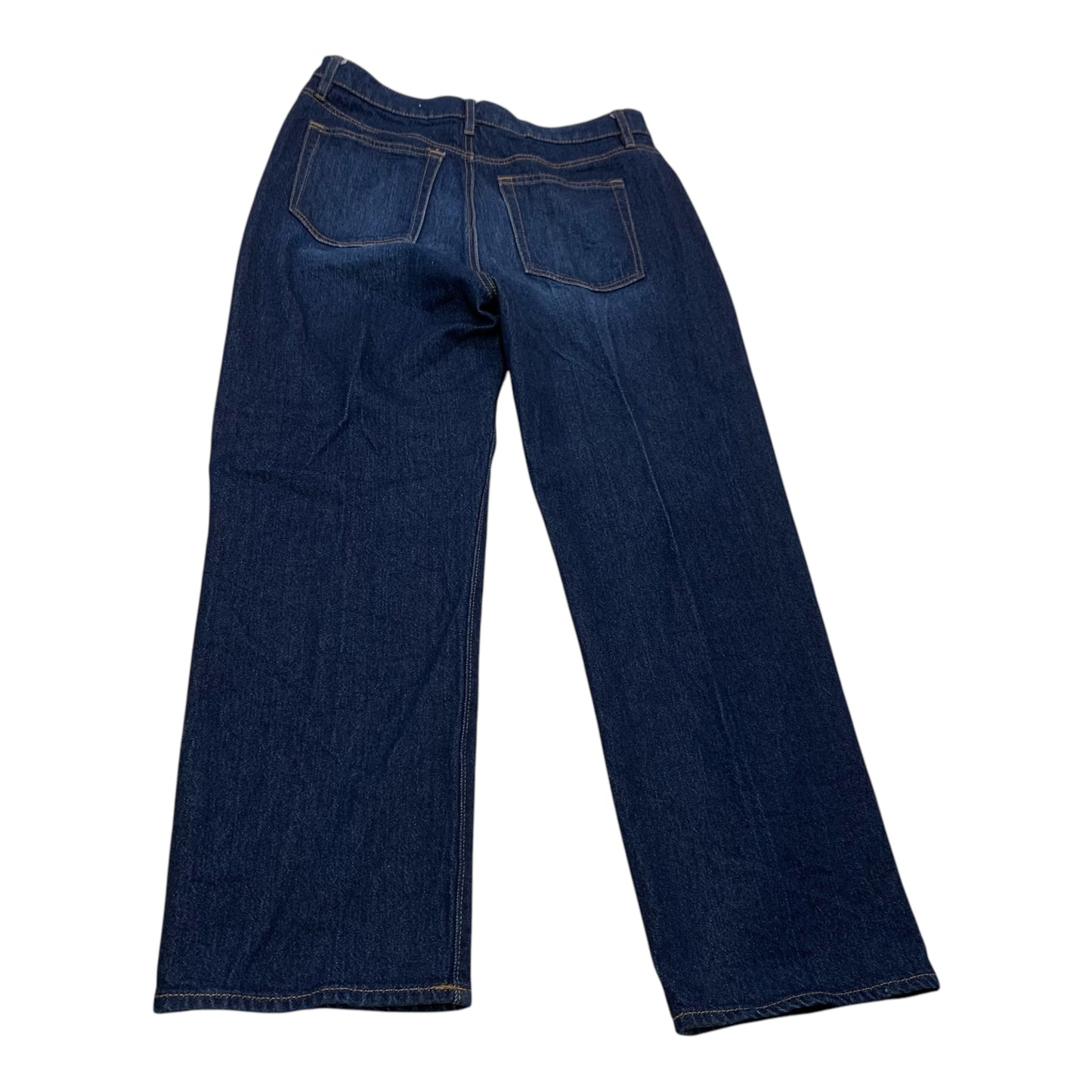 Jeans Straight By Loft In Blue Denim, Size: 8