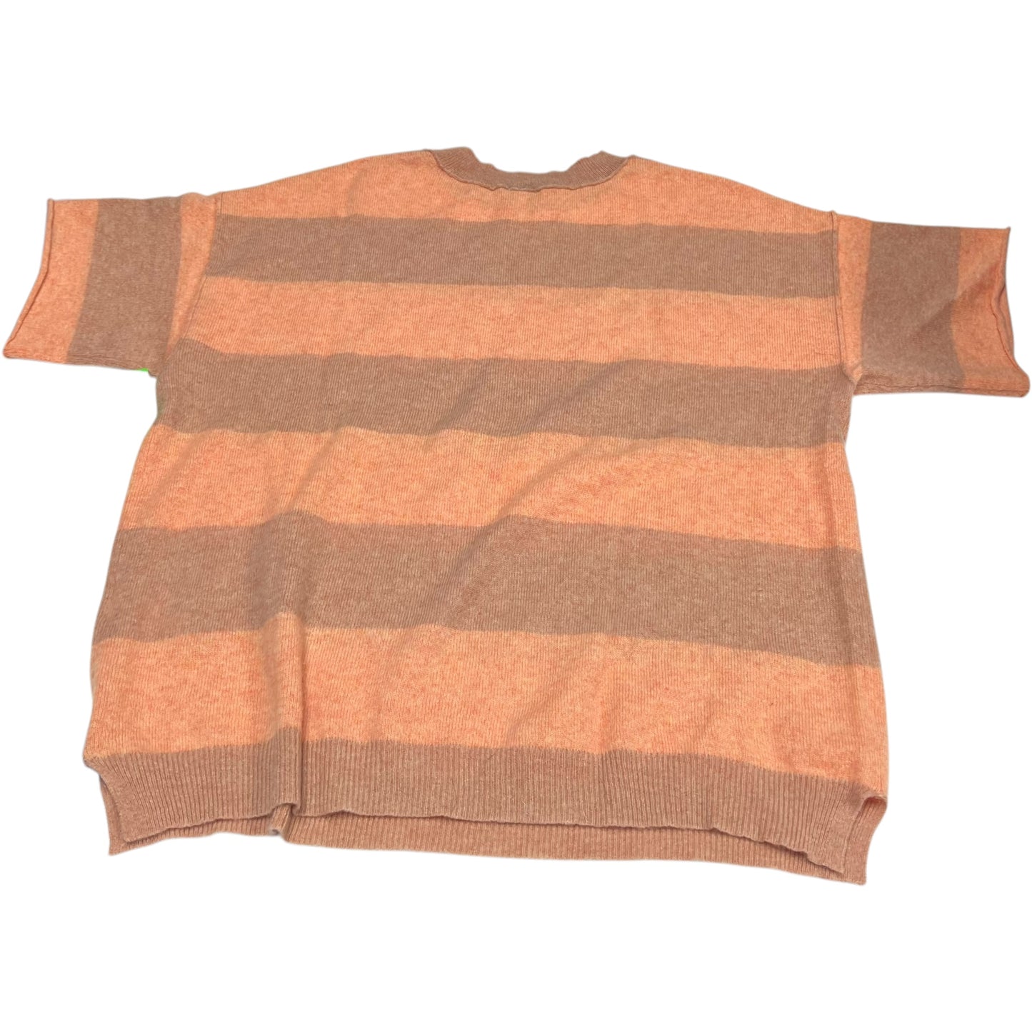 Top Short Sleeve By Free People In Orange, Size: Xs