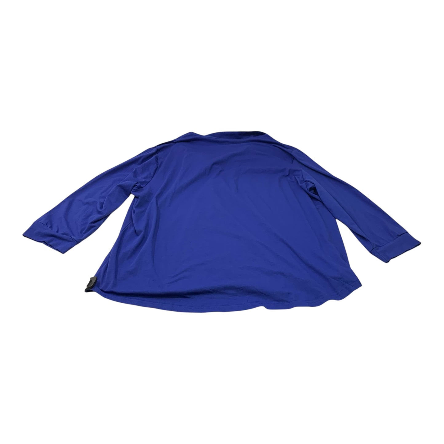 Top Long Sleeve By New Choice In Blue, Size: 3x