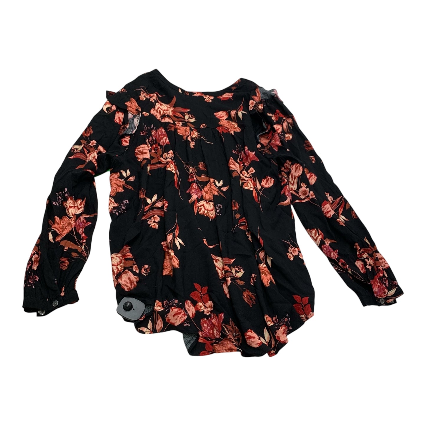 Top Long Sleeve By Torrid In Black & Red, Size: 3x