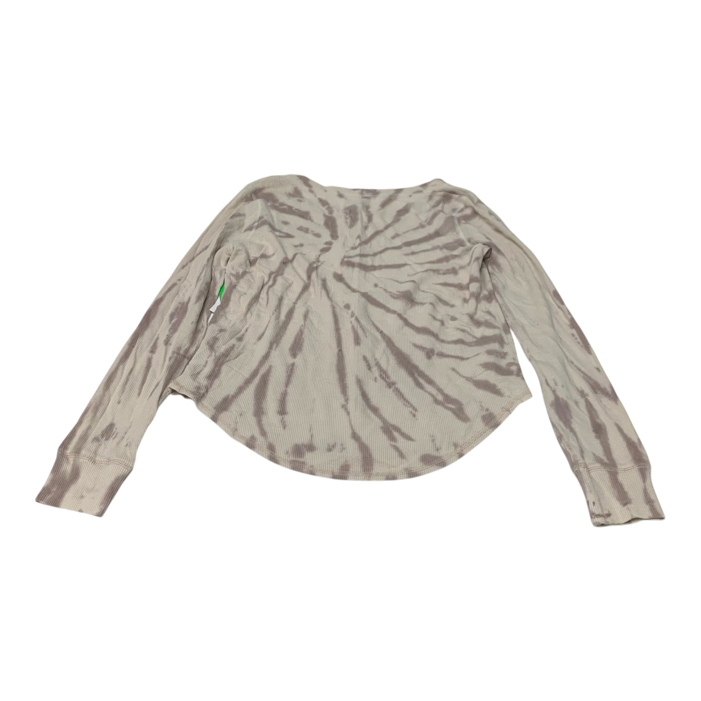 Top Long Sleeve By Chaser In Cream, Size: L