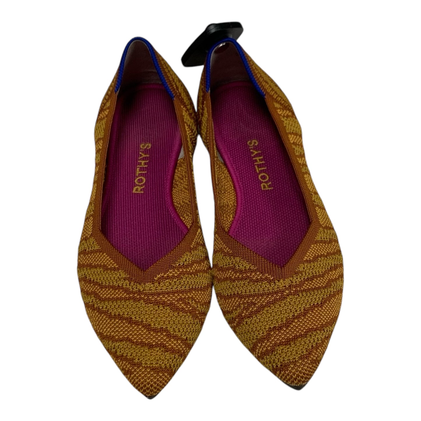 Shoes Flats By Rothys Designer  In Yellow, Size: 8.5