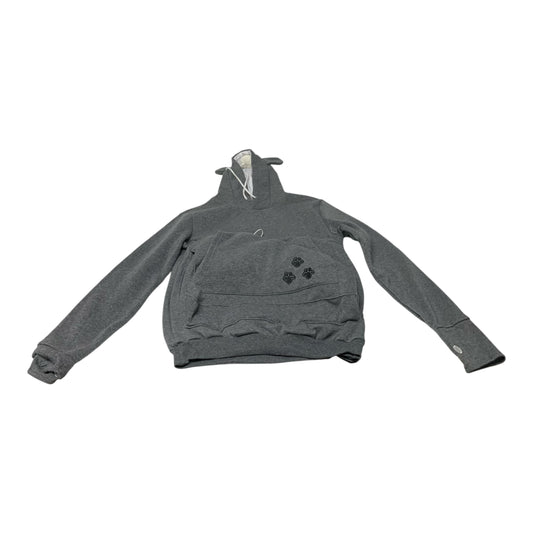 Sweatshirt Hoodie By Clothes Mentor In Grey, Size: S