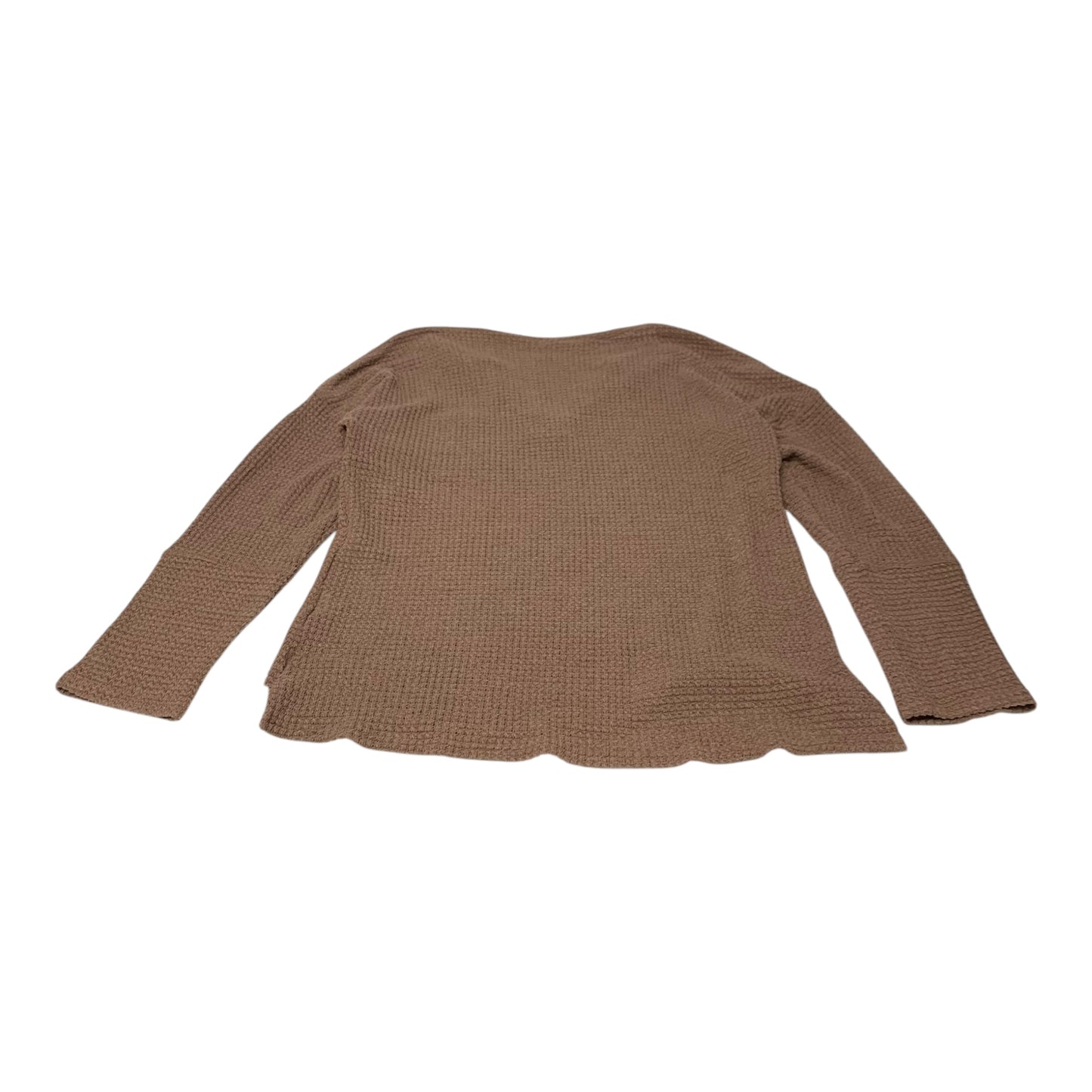 Top Long Sleeve By Pink M Style In Brown, Size: M