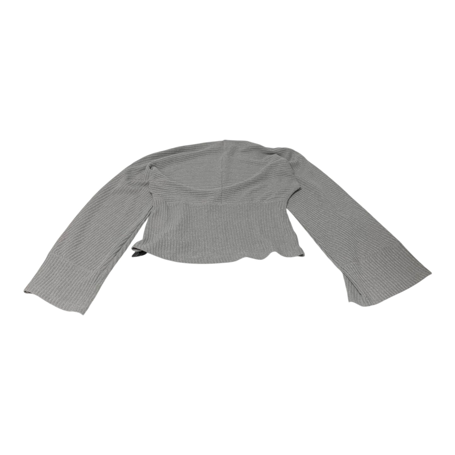 Top Long Sleeve By Listicle In Grey, Size: M