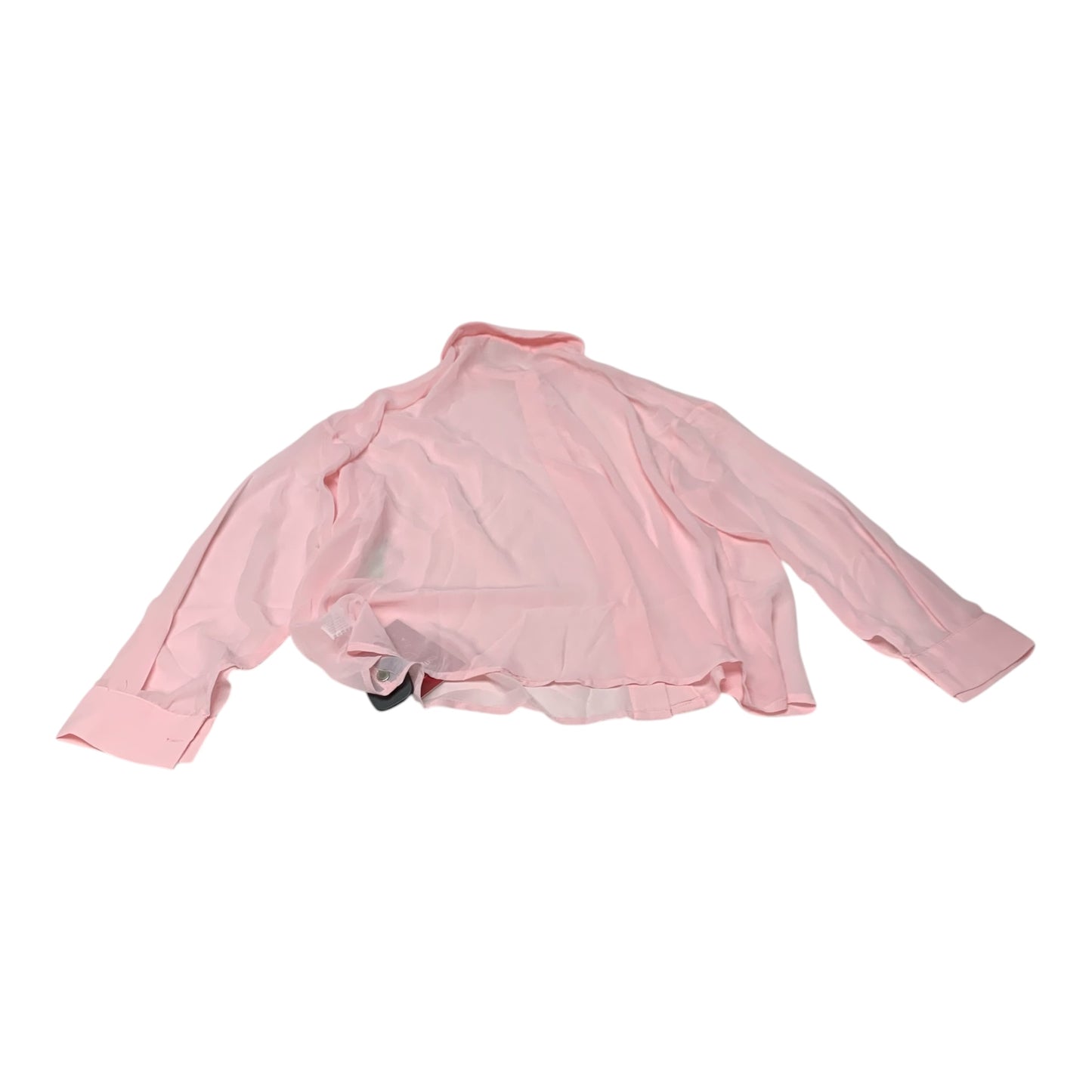 Blouse Long Sleeve By Clothes Mentor In Pink, Size: S