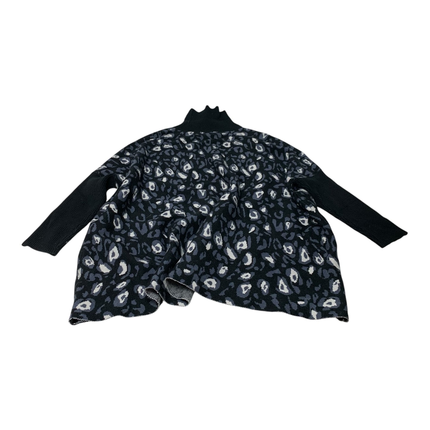 Sweater By Limited In Black & Blue, Size: Xl
