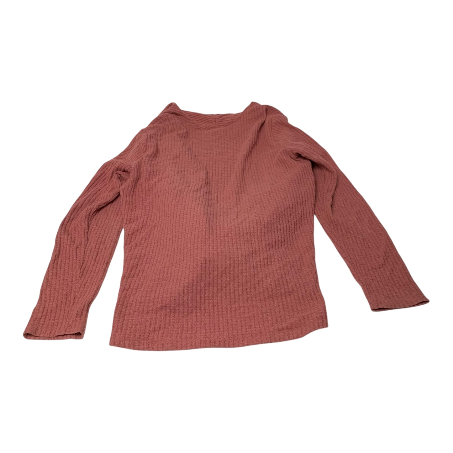 Top Long Sleeve By Anthropologie In Pink, Size: L