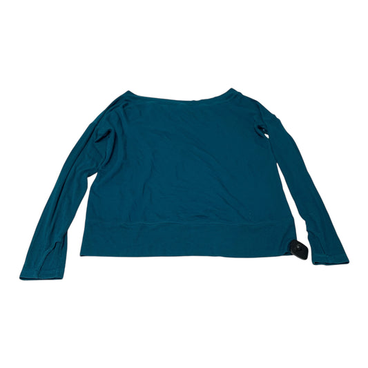 Top Long Sleeve By Athleta In Teal, Size: L