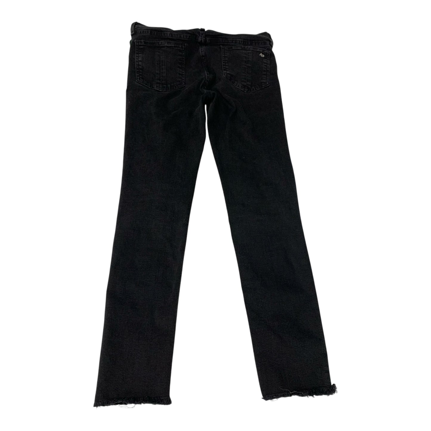 Jeans Skinny By Rag & Bones Jeans In Black Denim, Size: 8